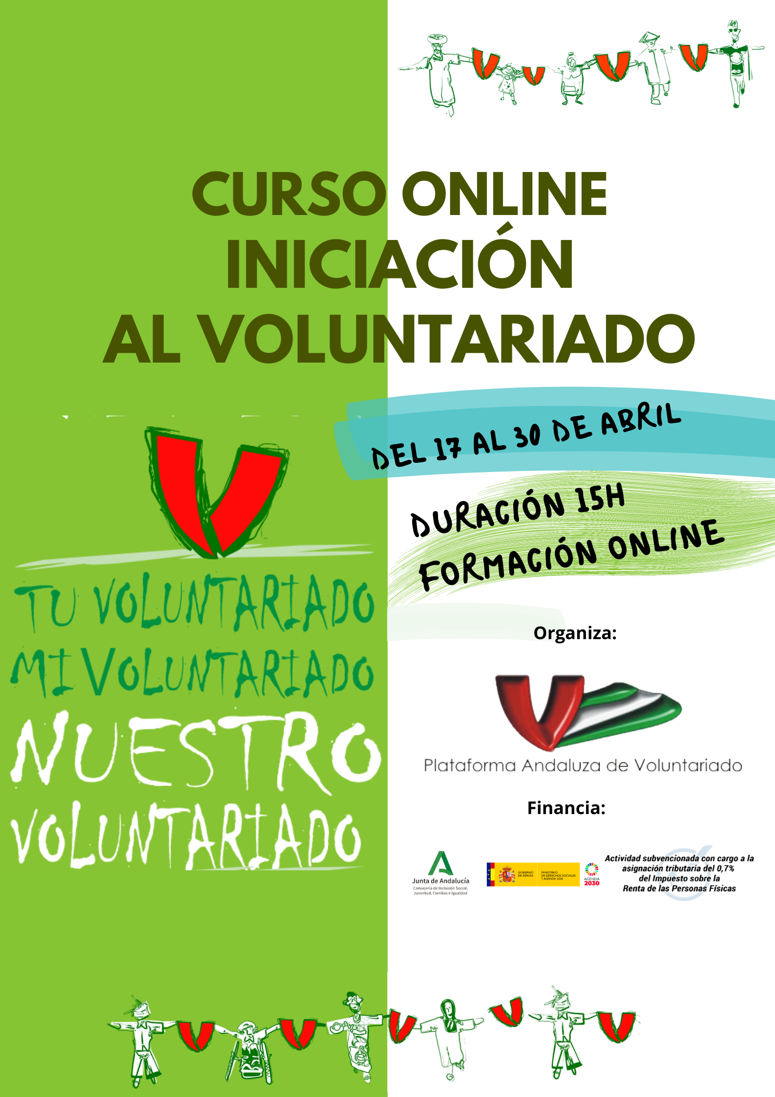 Cartel Formación Online Abril IRPF 2023