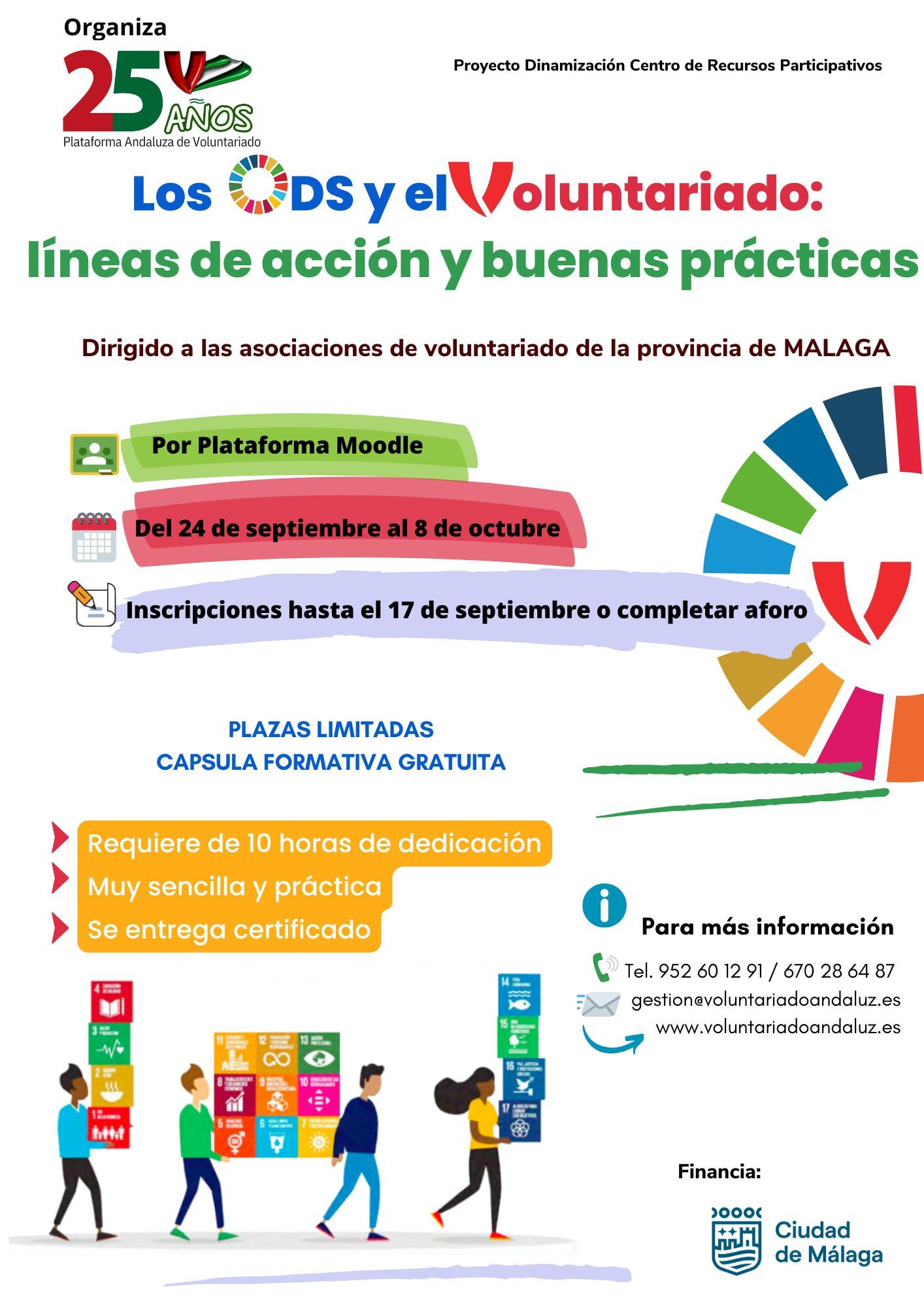 Cartel Curso ODS Ayto Málaga 2024